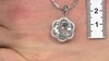 Collar en plata con Topacio blanco
