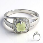 Anello in argento con Ortoclasio