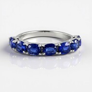 Zilveren ring met Nepal Kyanieten