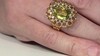 Anillo en plata con Cuarzo del Ouro Verde (Gems en Vogue)
