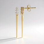Orecchini in oro con Diamante IF (G) (de Melo Gold)