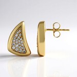 Orecchini in oro con Diamante I2 (H) (de Melo Gold)
