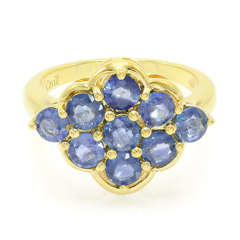 Kanchanaburi-Saphir-Silberring