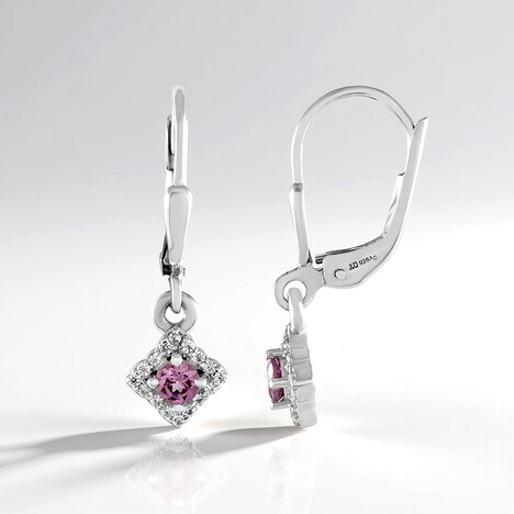 Orecchini in argento con Granato Malaya