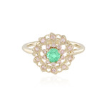 Bague en or et Emeraude de Russie