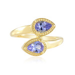 Anillo en plata con Tanzanita