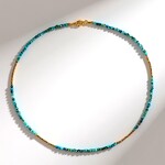 Collana in argento con Turchese Arizona