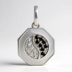 Ciondolo in argento con Topazio Bianco
