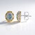 Orecchini in argento con Acquamarina (Gems en Vogue)