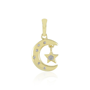 Pendentif en argent et Diamant I2 (I)