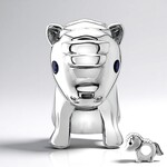 Charm in argento con Zaffiro Blu (Annette)