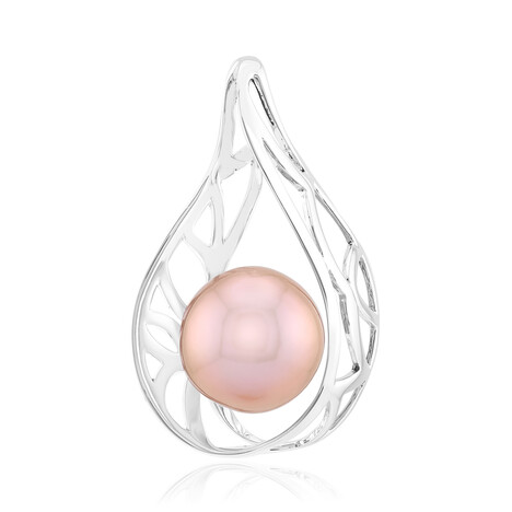 Pink Ming Pearl Silver Pendant (MONOSONO COLLECTION)