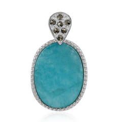 Ciondolo in argento con Amazzonite (Annette classic)