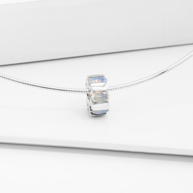 Welo-Opal-Silberanhänger (MONOSONO COLLECTION)