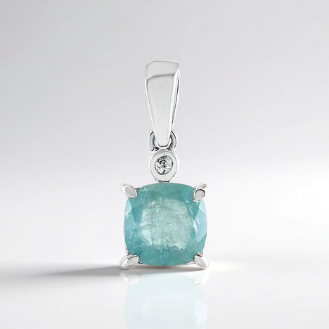 Pendentif en argent et Grandidierite