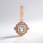 Ciondolo in argento con Petalite