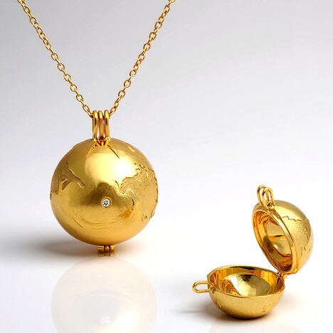 Collana in oro con Diamante SI (SOS)
