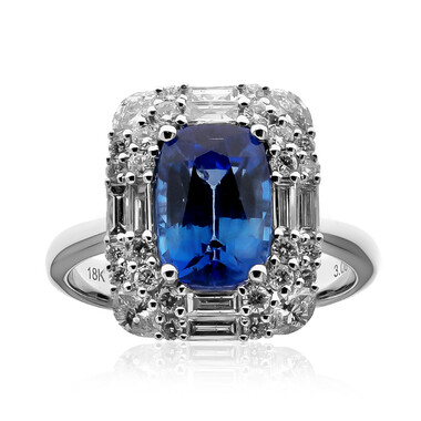 Blauer Ceylon-Saphir-Goldring (CIRARI)
