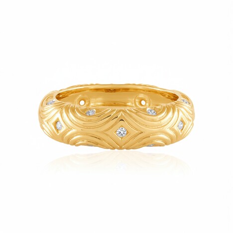 Anillo en plata con Diamante I3 champán (de Melo Essence)