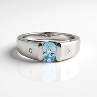 Bague en argent et Zircon de Ratanakiri