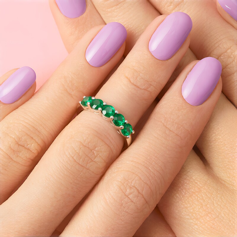 Gouden ring met AAA Zambia smaragden (CIRARI)