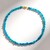 Collana in argento con Opale Blu dell'Etiopia
