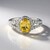 Anello in argento con Berillo Giallo