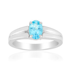 Anillo en plata con Apatita azul (Pallanova)