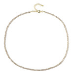 Collana in argento con Zircone Fancy