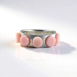 Anello in argento con Opale Rosa (de Melo Essence)