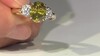 Anillo en oro con Esfalerita de Bulgaria