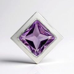 Ciondolo in argento con Ametista Boliviana