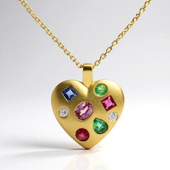 Collana in oro con Zaffiro Rosa (Adela Gold)