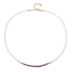 Collana in argento con Rubino