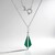 Collana in argento con Malachite