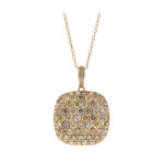 14K SI2 Fancy Diamond Gold Necklace (CIRARI)