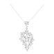 White Topaz Silver Necklace