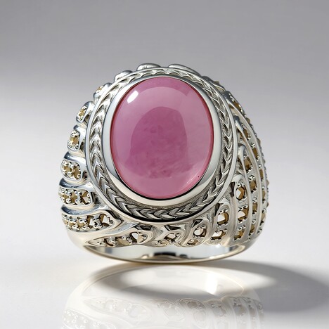 Anello in argento con Kunzite (Annette classic)