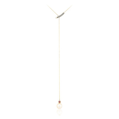 Collier en or et Perle d'Akoya (Michelle Albala)
