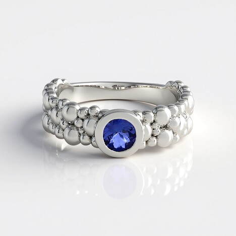 Anello in argento con Tanzanite (de Melo Essence)