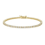 Zilveren armband met zirkonen (Adela Silber)