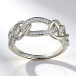 Anello in argento con Zircone (Adela Silber)