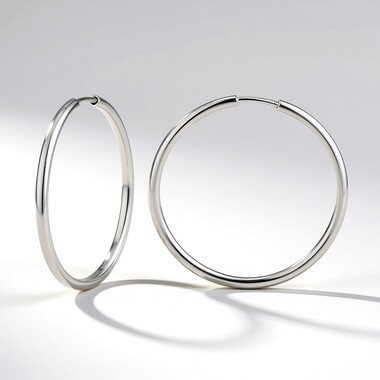 Boucles d'oreilles en argent (MONOSONO COLLECTION)