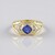 Anello in oro con Tanzanite AAA (de Melo Gold)