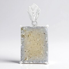 Ciondolo in argento con Agata Glitter