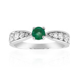 Russischer Smaragd-Silberring