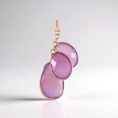 Ciondolo in argento con Calcedonio Lavanda