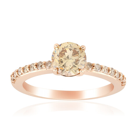 Anello in oro con Diamante Rose de France VS1 di Argyle (Annette)