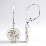 Orecchini in argento con Madreperla