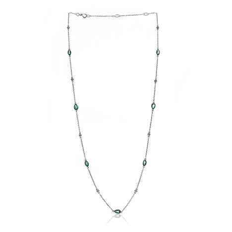 Collar en oro con Esmeralda de Zambia AAA (CIRARI)